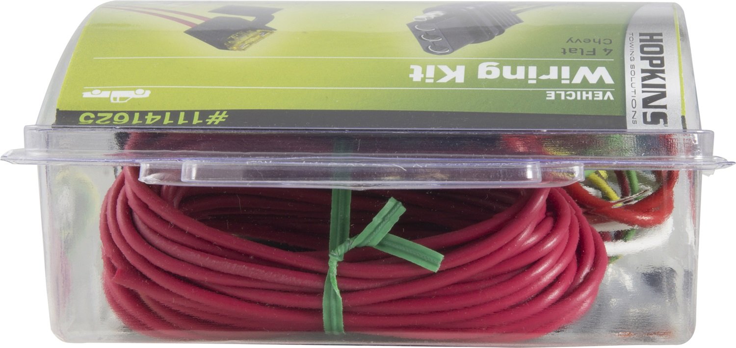Hopkins 11141625 Vehicle Wiring Kit - Heavy Duty 7-Way Trailer Connector for Trucks, SUVs & RVs - Perfect for Towing Trailers, Boats & Campers