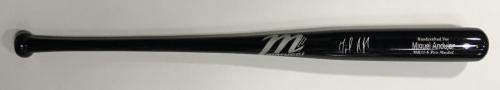 Miguel Andujar Autographed Marucci Game Bat - New York Yankees Rookie Signed Baseball Bat with COA - Perfect for MLB Collectors & Yankees Fans Display