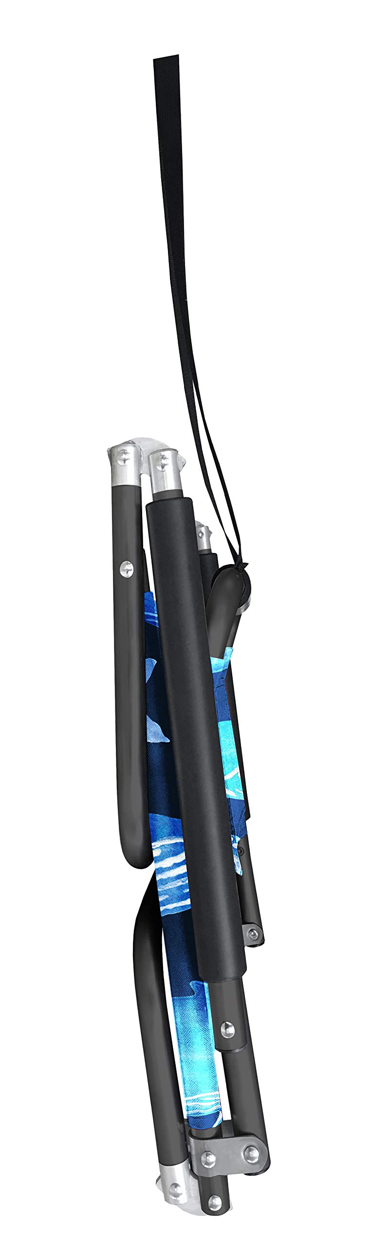 2 Pack Neso XL Beach Chairs - Extra Large Water Resistant Portable Folding Chairs with Shoulder Strap & Slip Pocket (Whales Design) - Perfect for Beach, Camping, Picnics & Outdoor Adventures
