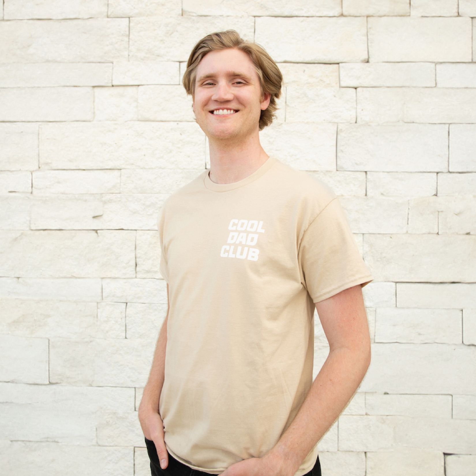 Cool Dad Club Graphic T-Shirt for Men - Funny Casual Cotton Tee - Perfect for Father's Day, Family Outings & Everyday Wear