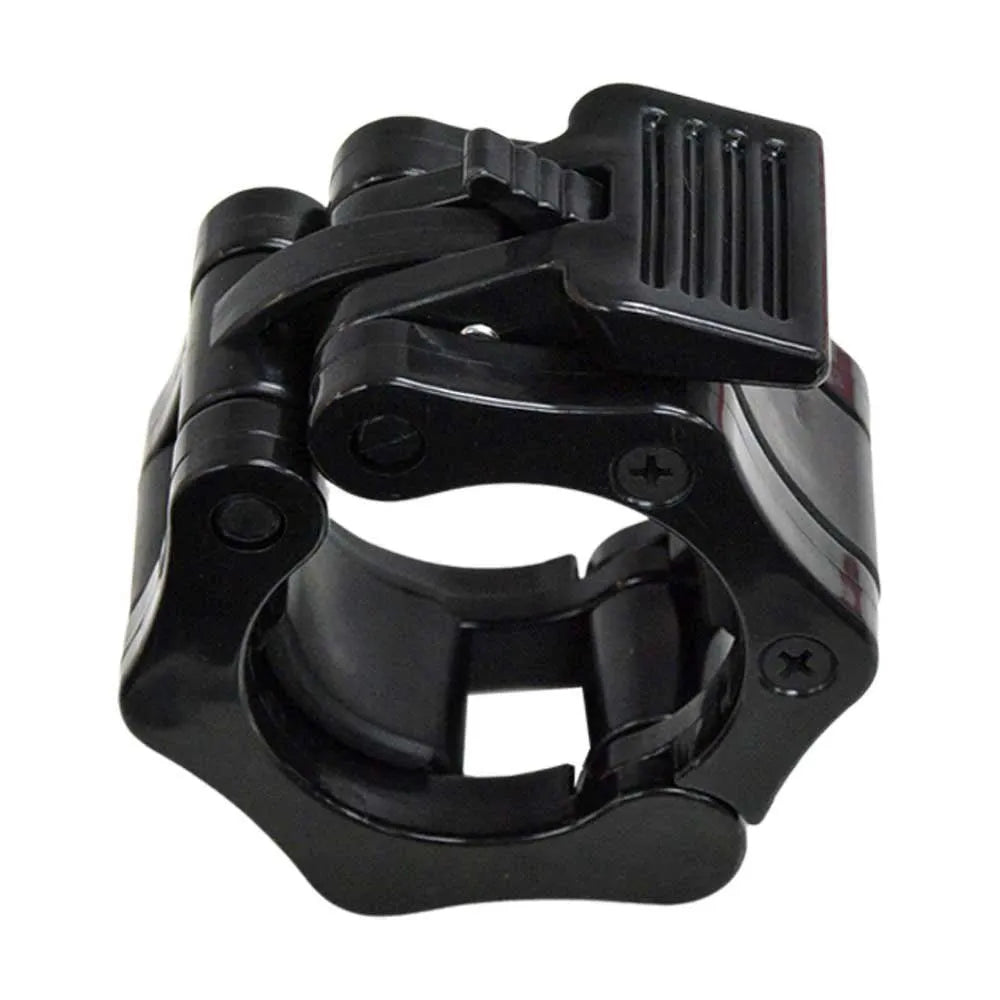 Olympic Lock Jaw Collars (Pair) - Secure Weight Plates for Strength Training - Perfect for Home Gym & CrossFit Workouts