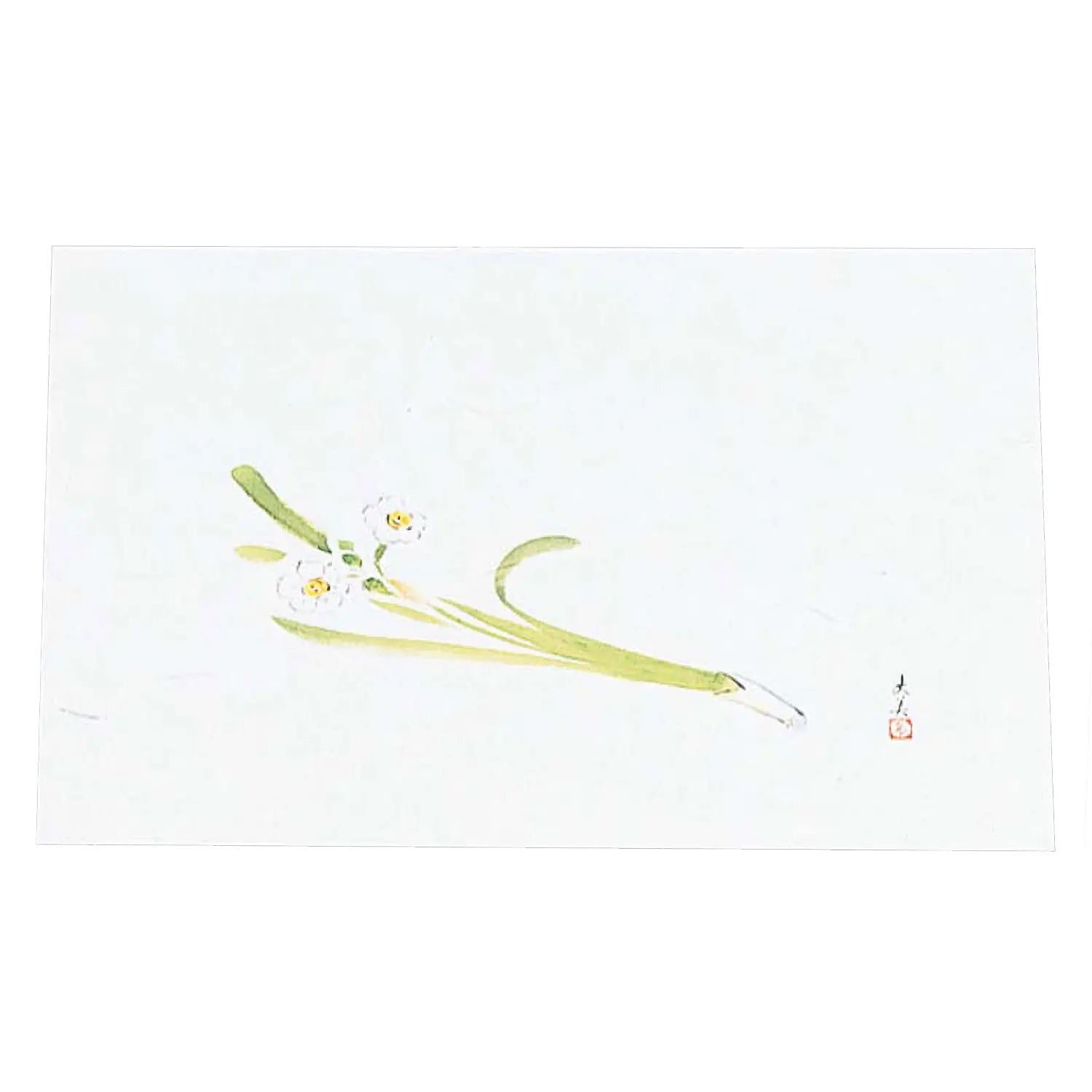 Premium MIN Washi Paper Placemats - Set of 100 Daffodil Design Japanese Table Mats for Dining, Parties & Home Decor - Eco-Friendly Disposable Place Settings for Weddings, Restaurants & Events