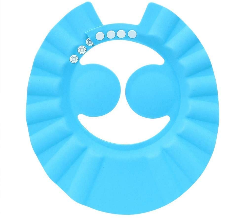 Glive's Baby Shampoo Bath Cap - Soft Waterproof Hair & Ear Shield for Infants, Toddlers & Kids - Perfect for Bath Time, Hair Washing & Shower Protection (1 Pack)