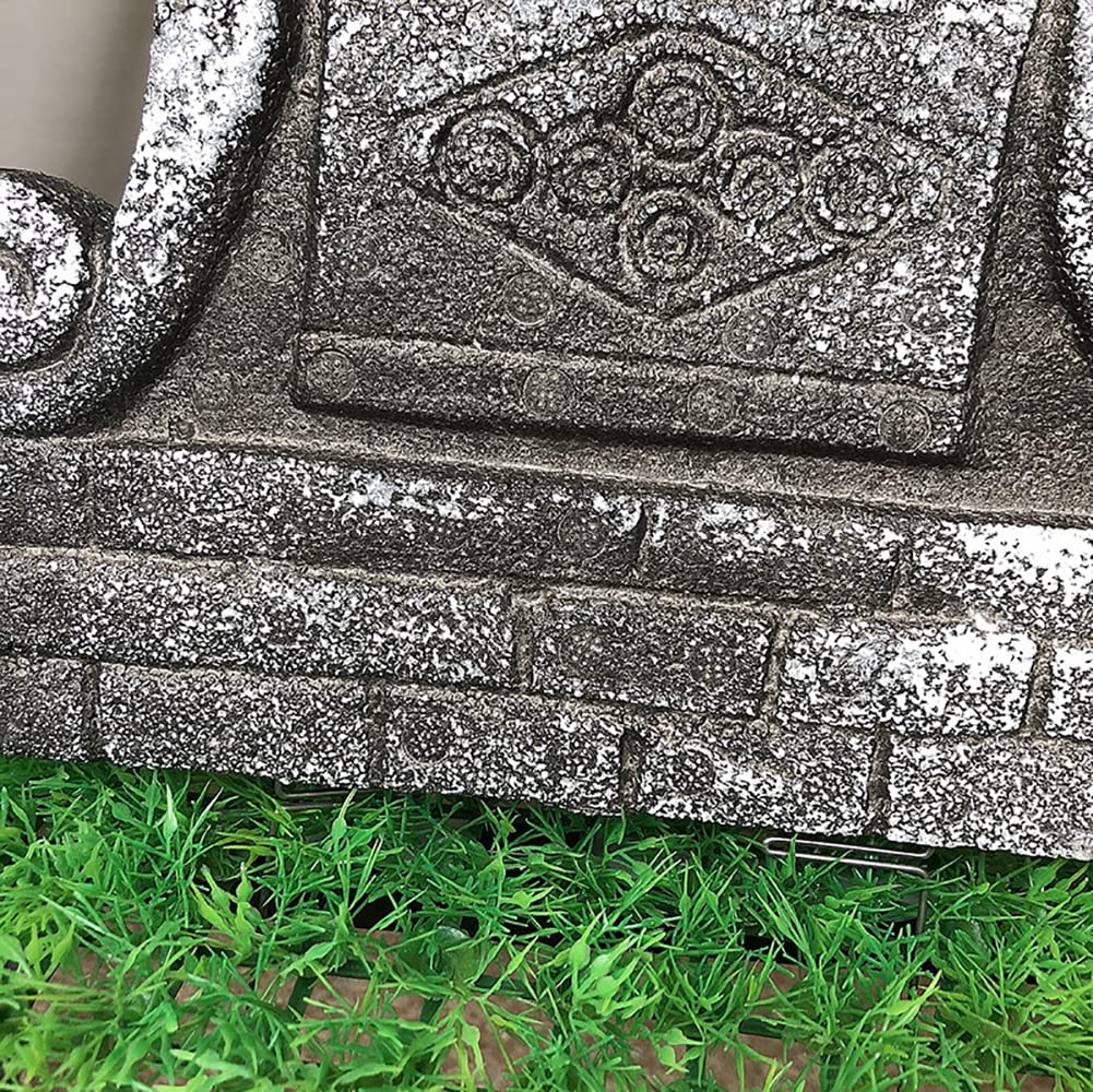 Lightweight Foam Tombstone Halloween Decorations - Spooky Graveyard RIP Tombstones for Outdoor Halloween Party & Yard Décor | Perfect for Haunted House, Trick-or-Treat Displays & Halloween Scenes
