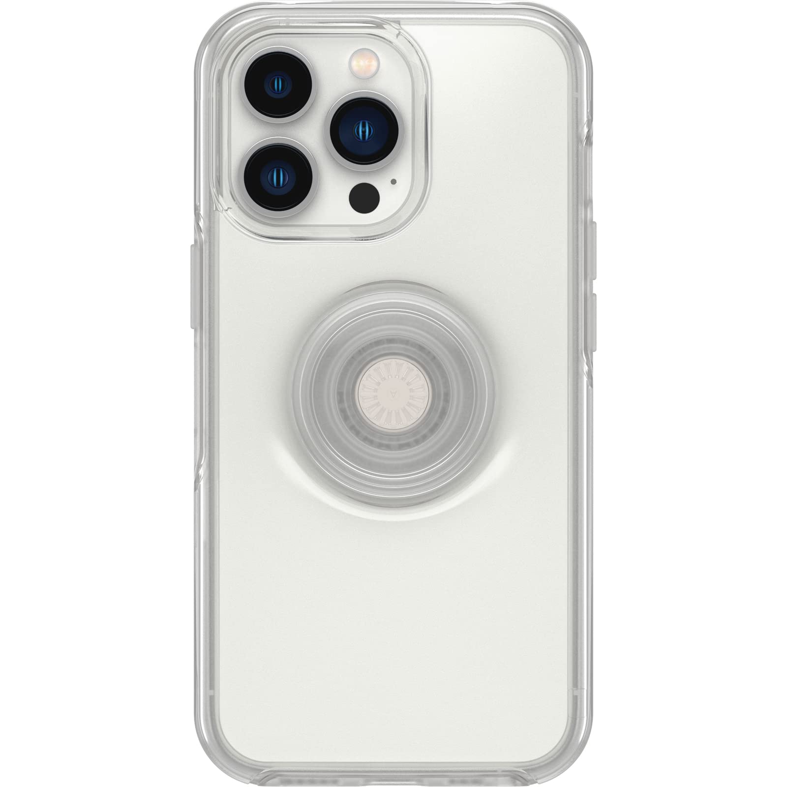 OtterBox iPhone 13 Pro Otter + Pop Symmetry Series Clear Case with Built-in PopSockets Grip - Slim Protective Cover with Raised Edges for Camera & Screen Protection | Perfect for Everyday Use, Commuting & Travel