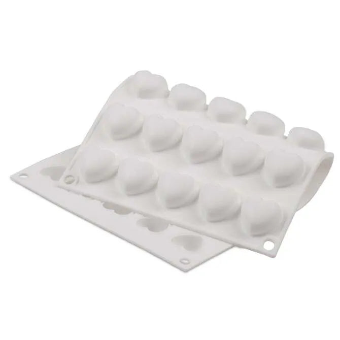 Micro Flex Love 5 Silicone Mold - 35 Shapes for DIY Crafts, Resin Art, Chocolate & Soap Making - Flexible Baking Molds for Home Decor & Gift Creation