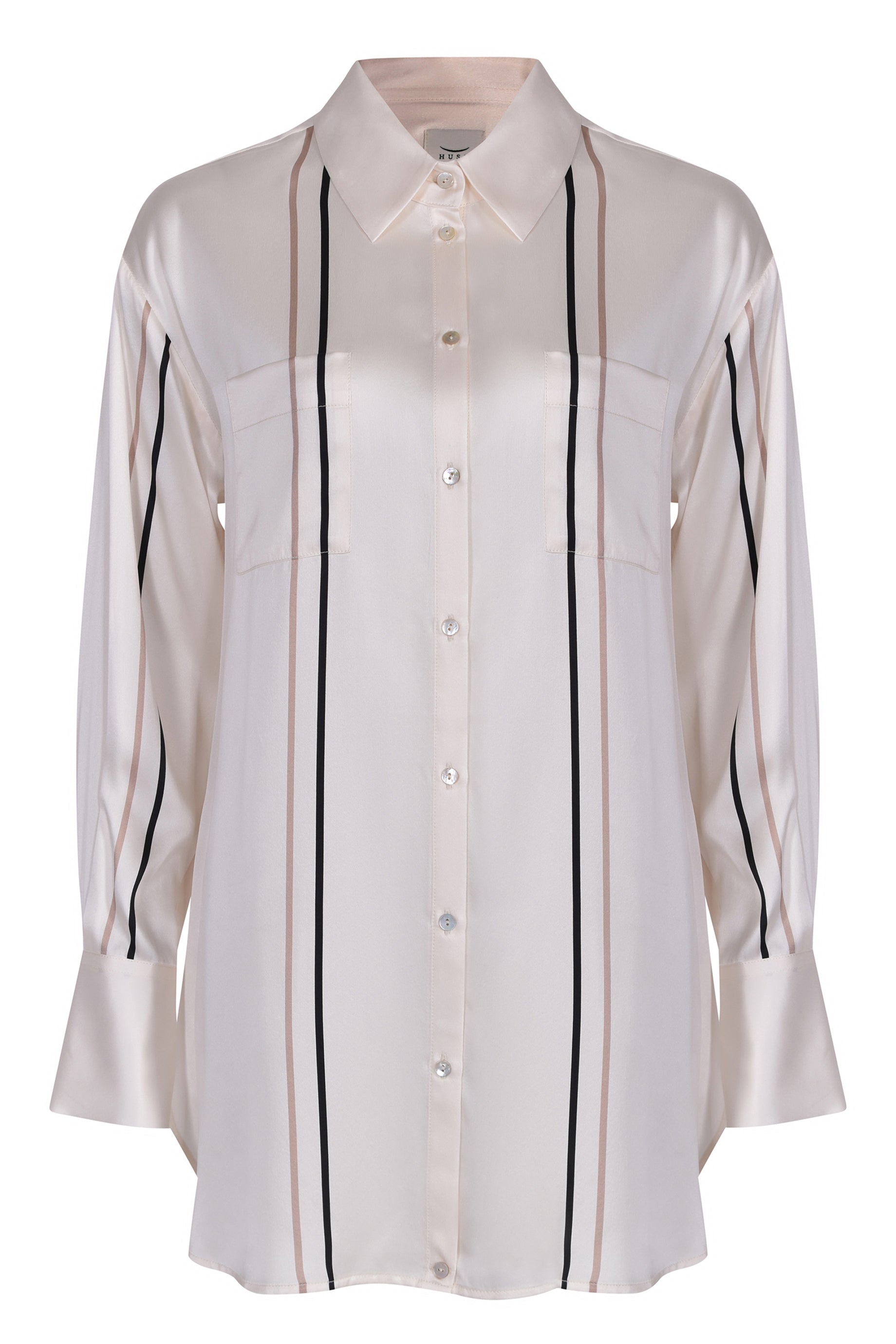 Husk LYON SHIRT - Premium Cotton Striped Men's Casual Shirt for Business, Travel & Outdoor Activities