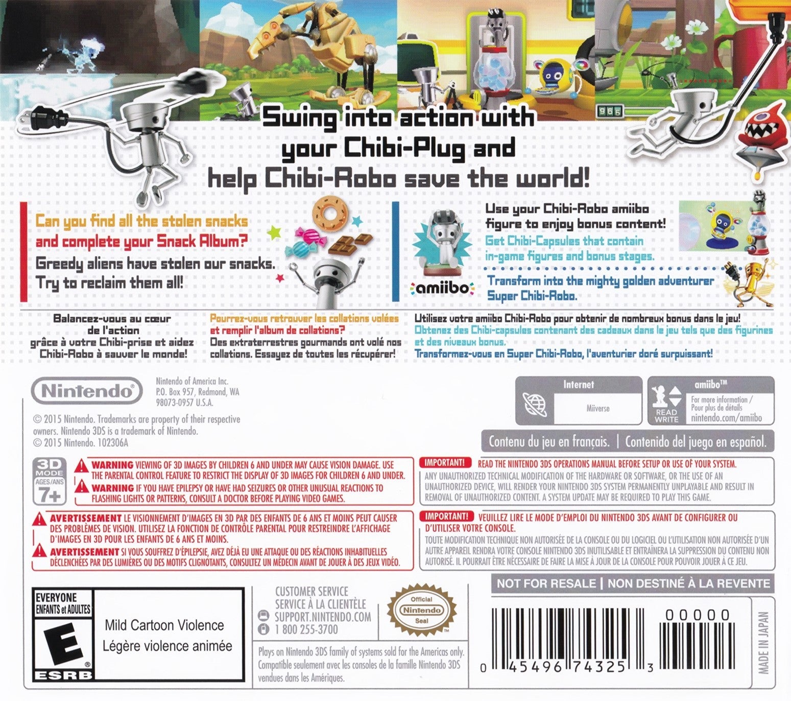 Chibi Robo!: Zip Lash - Fun Nintendo 3DS Adventure Game for Kids & Adults | Perfect for Travel, Gifts & Family Game Nights