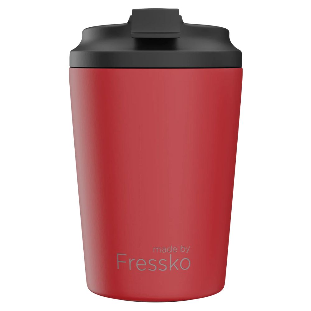 Fressko 8oz Reusable Coffee Cup - Insulated Travel Mug for Hot & Cold Drinks, Perfect for Office, Camping, and Outdoor Activities