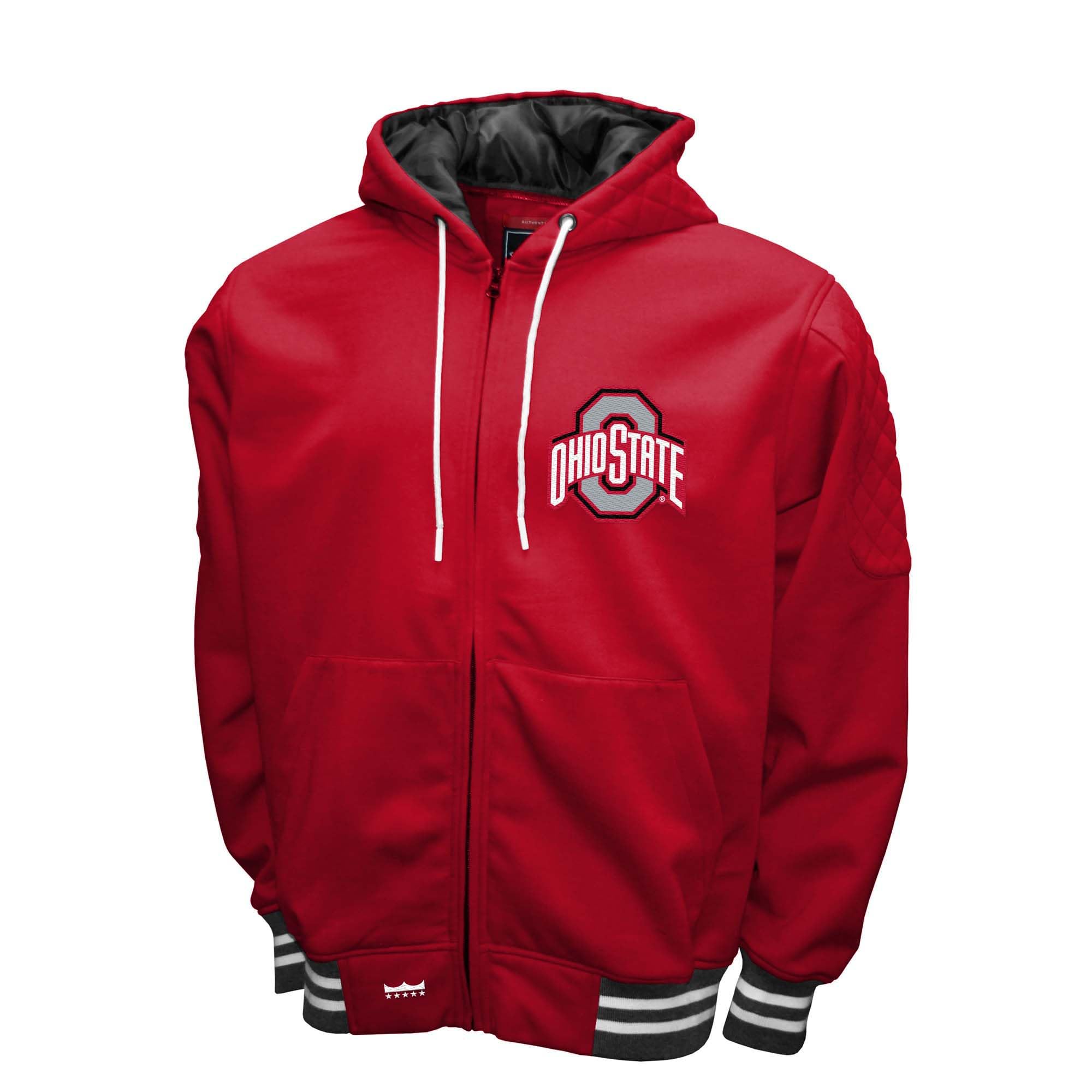Men's College Team Logo Grind Hoodie Jacket - Comfortable Pullover Sweatshirt for Casual Wear, Sports & Campus Life