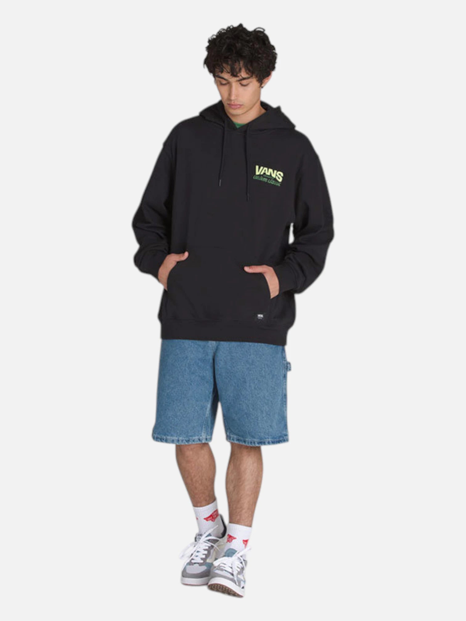 Vans Black Hoodie for Men & Women - Stylish Unisex Pullover for Casual Wear, Street Fashion & Everyday Comfort