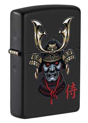 Zippo Lighter - Samurai Helmet Design Windproof Refillable Metal Lighter for Outdoor Camping, Hiking & Everyday Carry (ECDC)