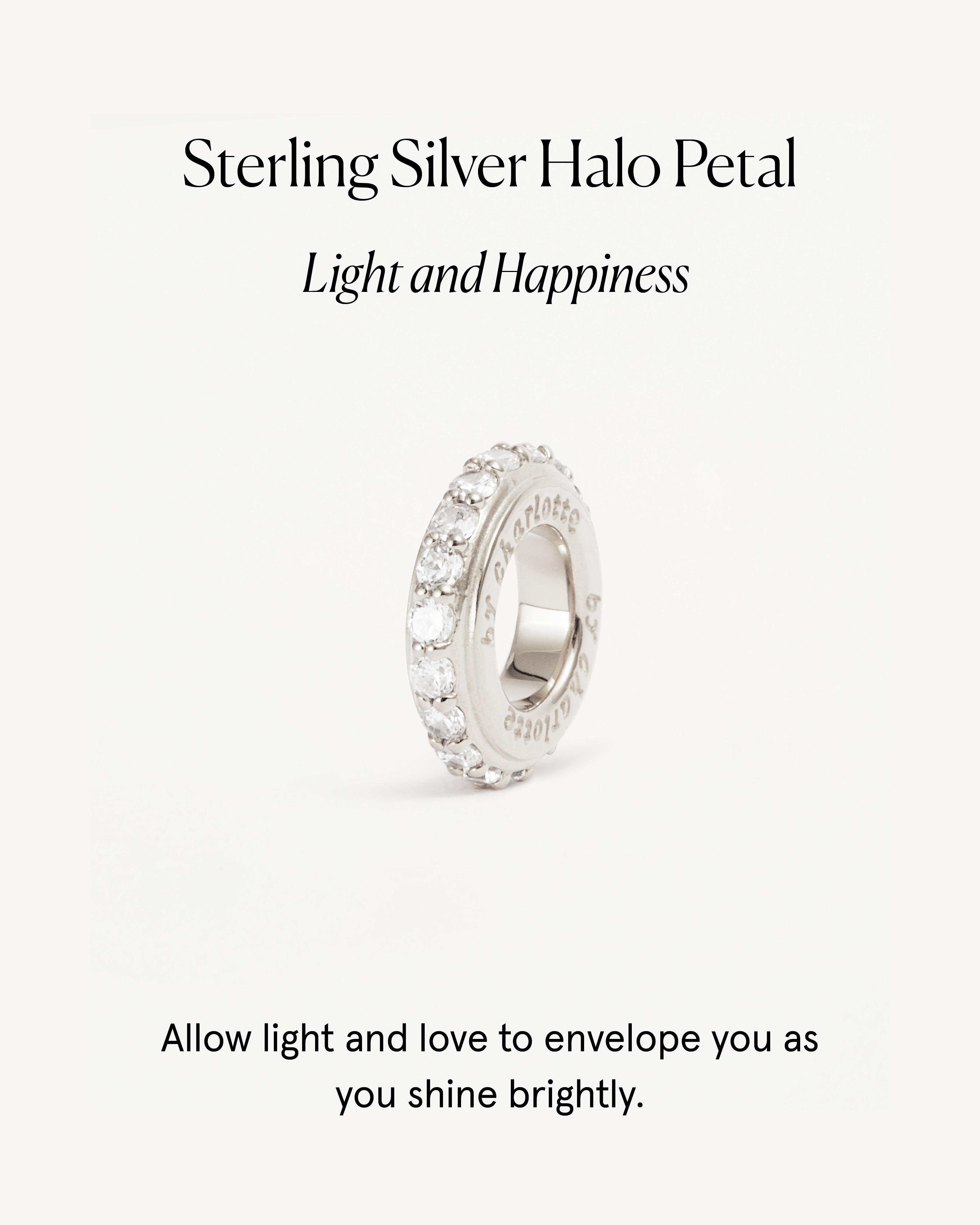 925 Sterling Silver Halo Petal Charm Pendant Necklace for Women - Elegant Jewelry Gift for Birthday, Anniversary & Valentine's Day