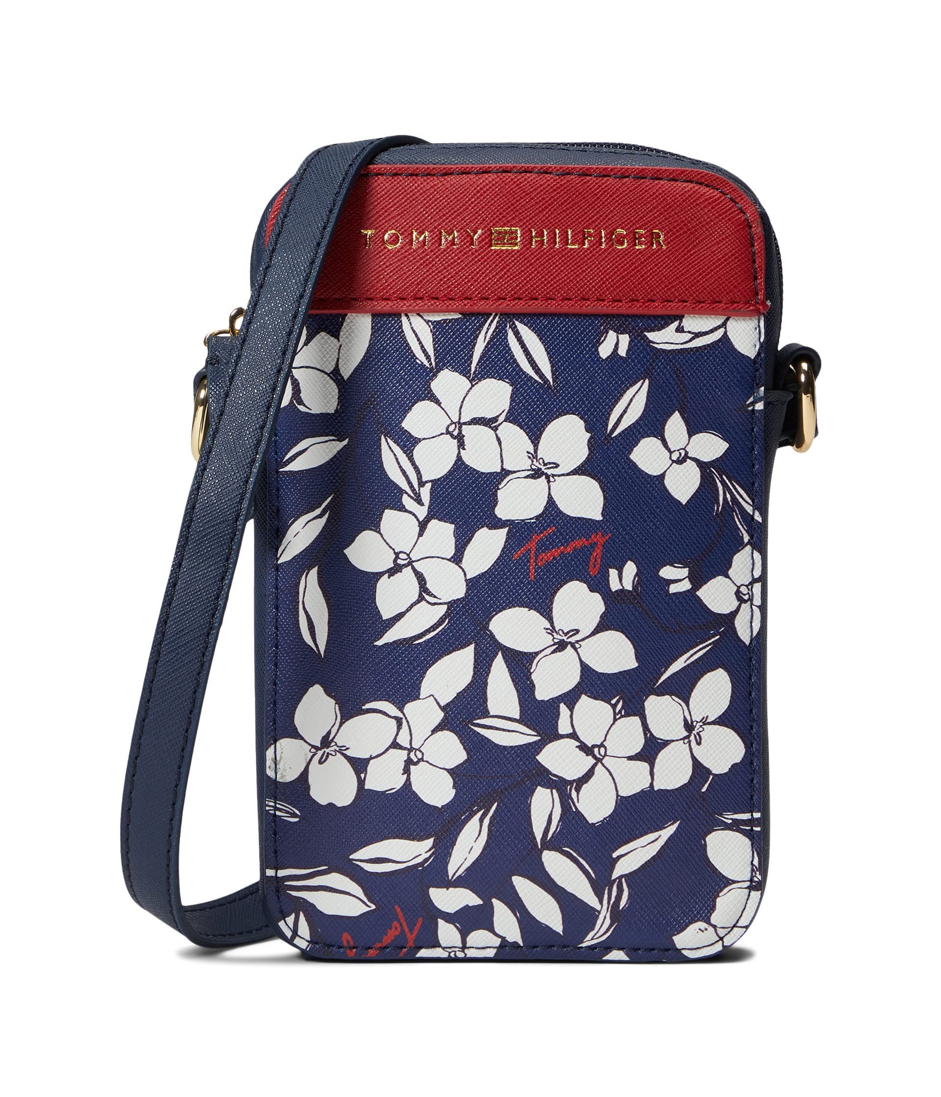Tommy Hilfiger Andrea II Crossbody Phone Case - Navy Blue One Size | Perfect for Travel, Shopping & Everyday Use