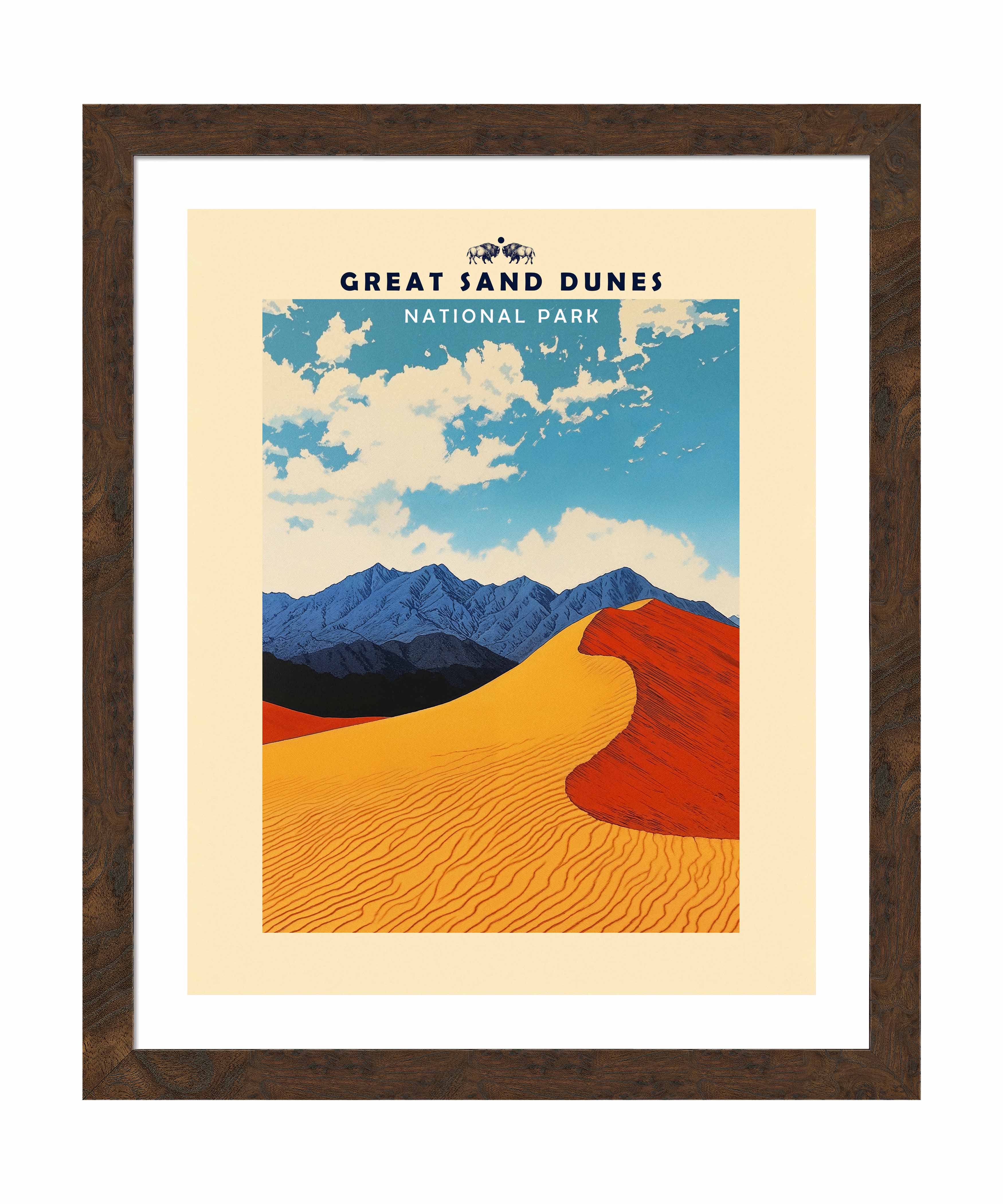 Stunning Great Sand Dunes Art Prints - Wall Decor for Living Room, Bedroom & Office - Nature Landscape Photography Canvas Prints