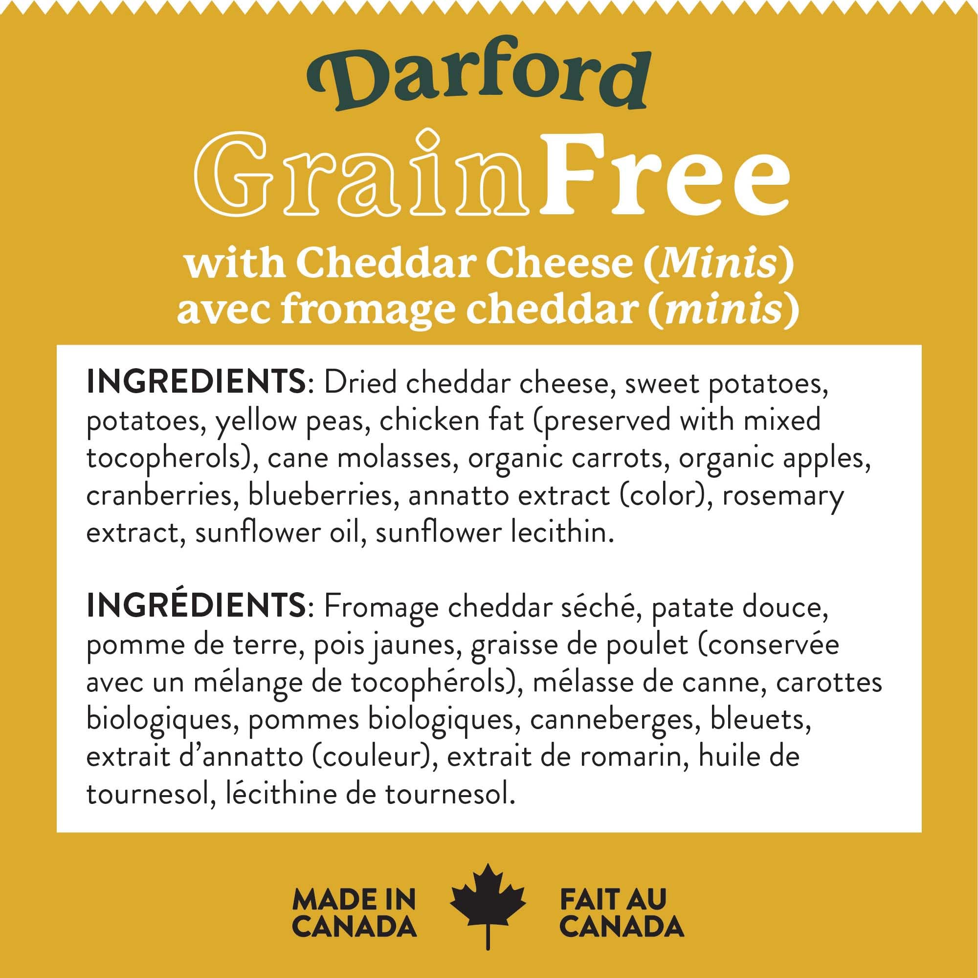 Grain Free Cheddar Cheese Minis Heart Recipe Dog Treats - 15 lb Bag, All Natural Healthy Snacks for Small & Large Dogs - Perfect for Training Rewards, Dental Chews & Daily Treats