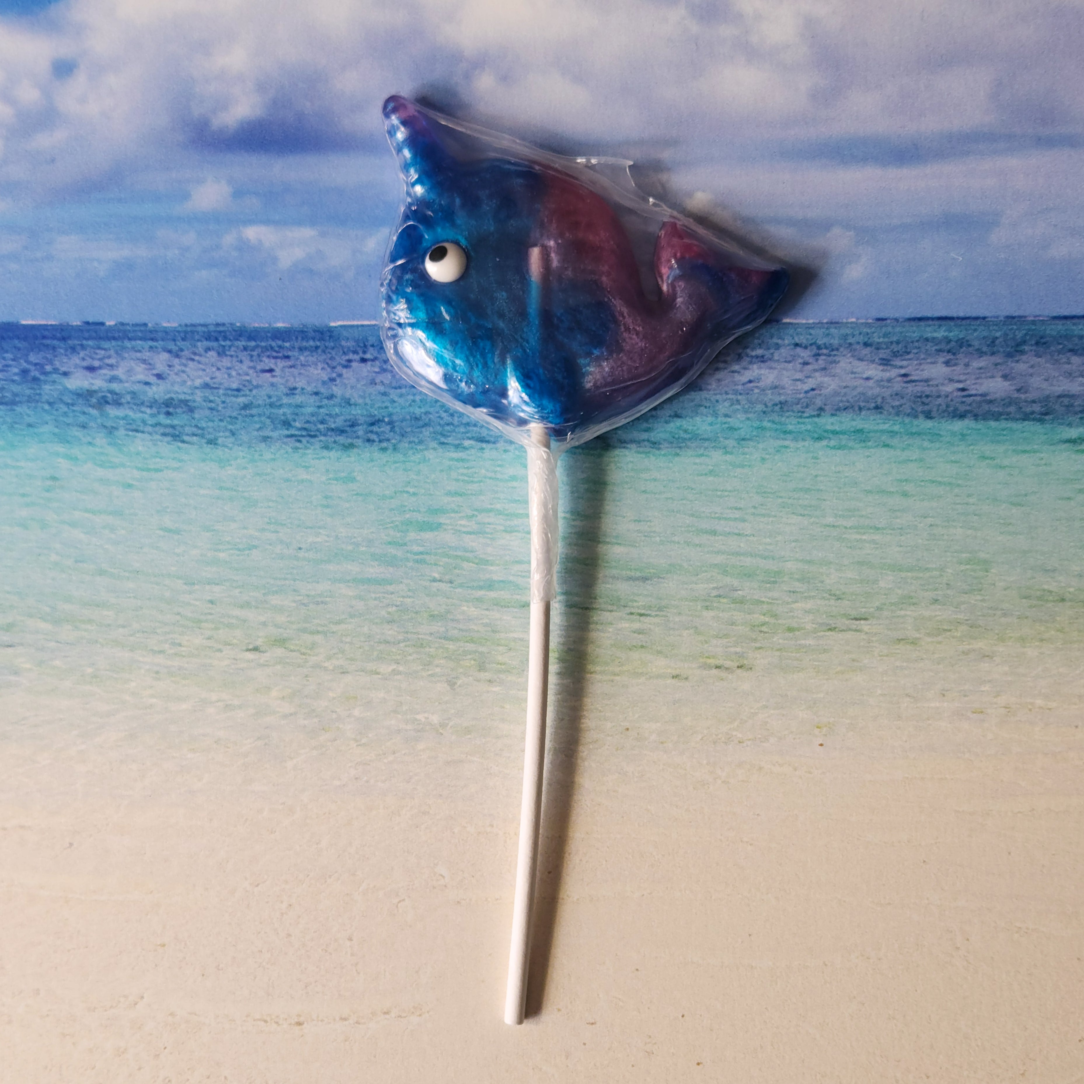 Narwhal Hard Candy Pops - Delicious Fruit Flavored Lollipops for Kids & Adults - Perfect for Birthday Parties, Halloween Treats & Classroom Rewards