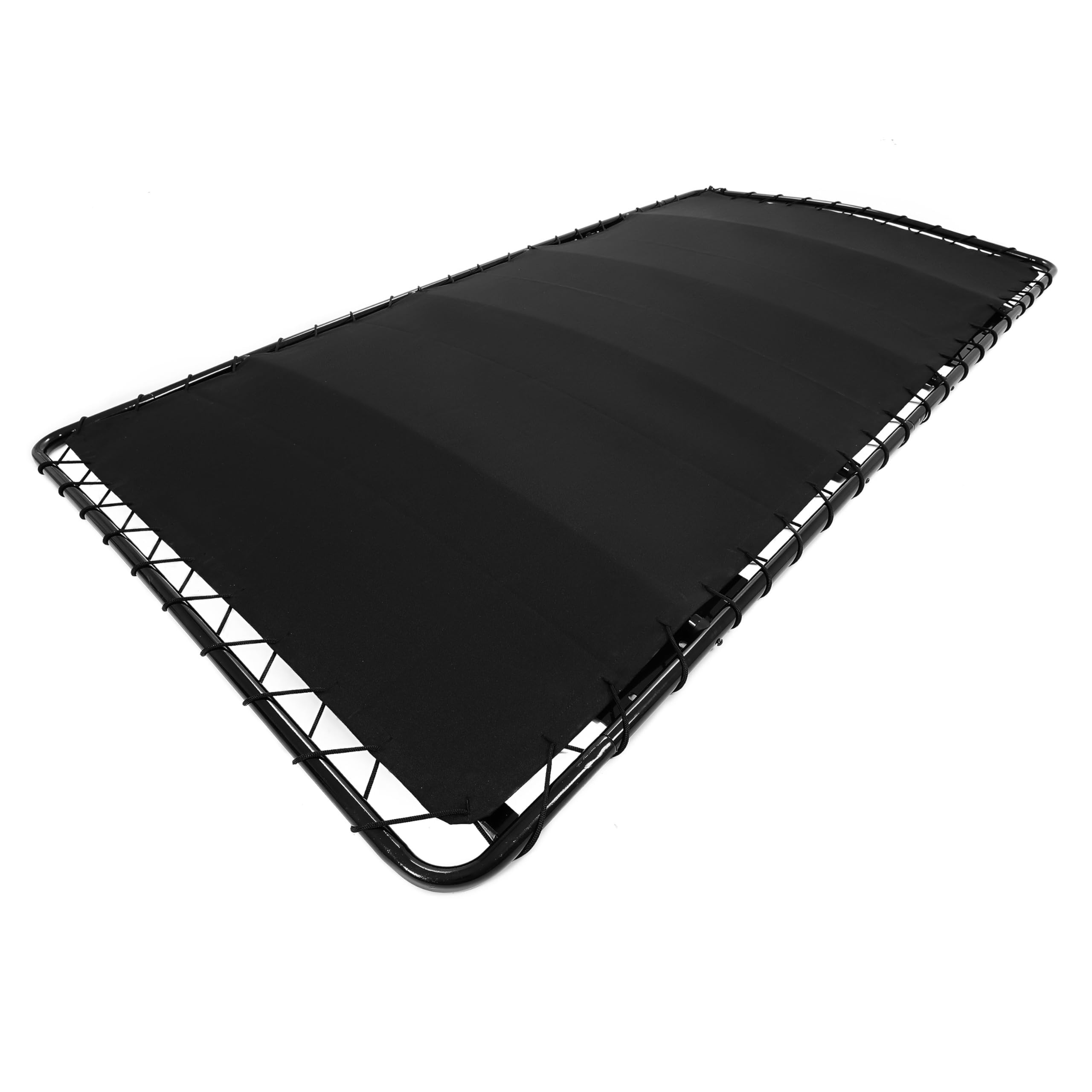 Universal Golf Cart Sun Top Canopy - Black Steel Frame Roof Compatible with EZGO, Club Car & Yamaha Carts | Extended Top Sail Canvas for Shade & Weather Protection | Perfect for Golf Courses, Resorts & Outdoor Events