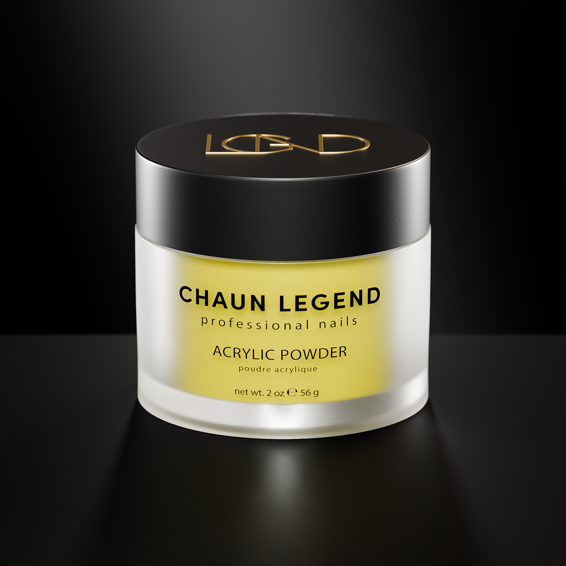 Chaun Legend Acrylic Powder 2oz (152 Zesty Zing) - Professional Nail Art Supplies for Salon & DIY Manicure at Home