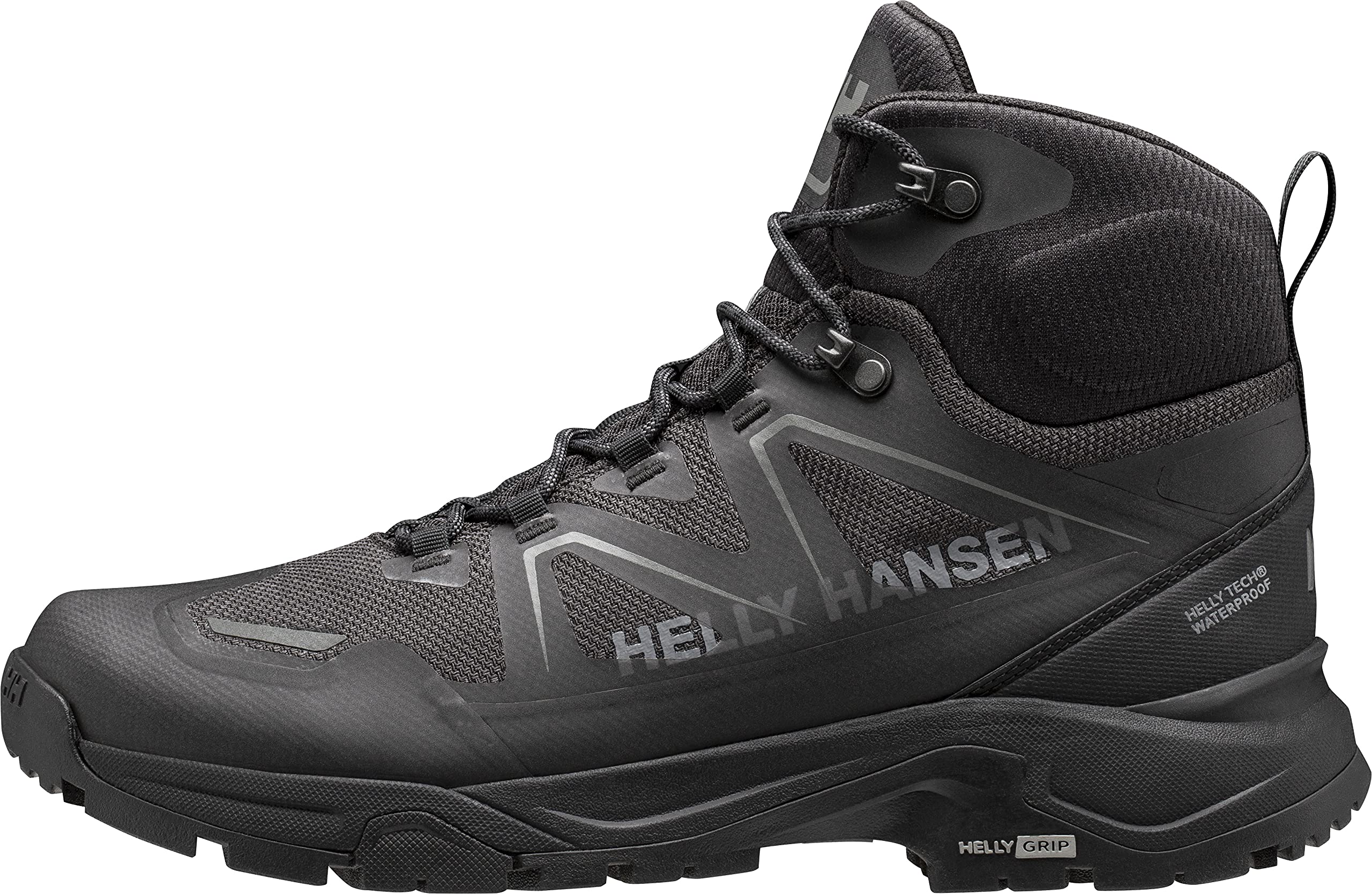 Helly-Hansen Men's Cascade Mid Helly-Tech Waterproof Hiking Boots - Lightweight & Breathable for Outdoor Adventures, Trail Running & Mountain Climbing