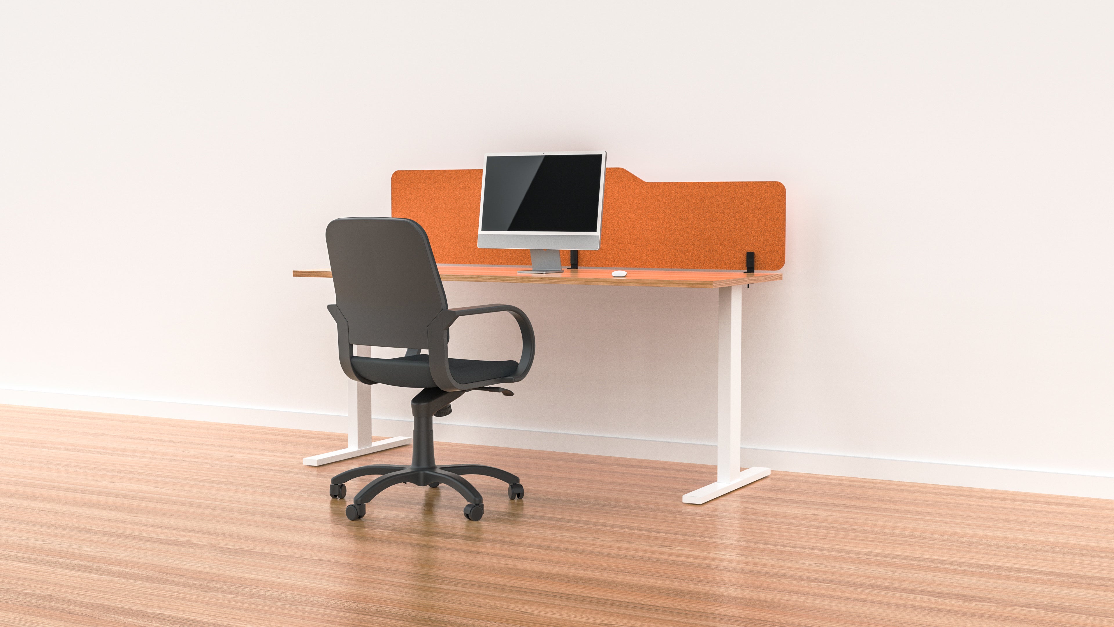 Acoustic Desk Privacy Screen - 400mm x 1500mm x 12mm Noise Reducing Office Partition Panel | Multiple Color Options | Perfect for Open Office, Home Workspace & Study Areas