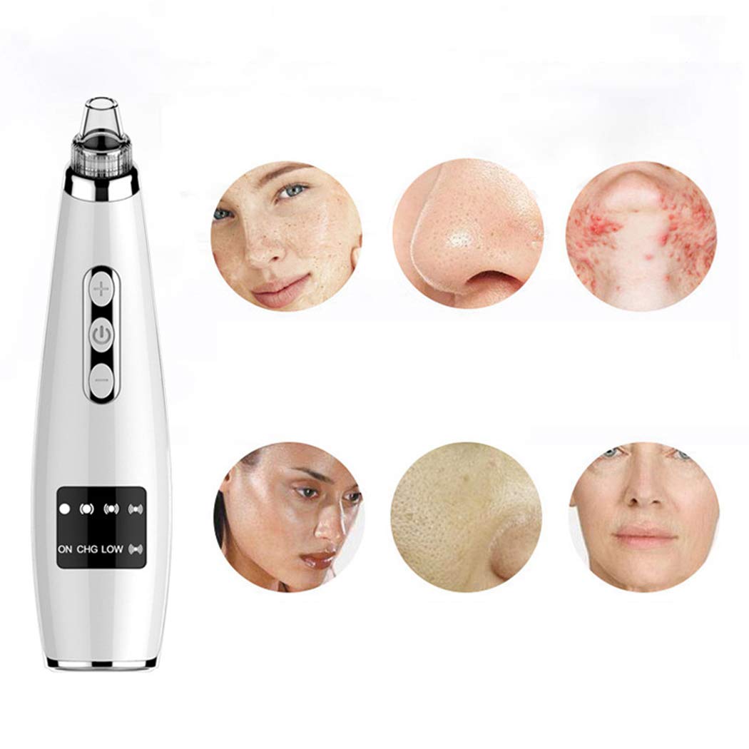 Anjetan Professional Electric Pore Cleaner Kit - Portable Blackhead & Acne Remover, Comedo Extractor with Suction Technology | Perfect for Home Skincare & Travel Facial Care