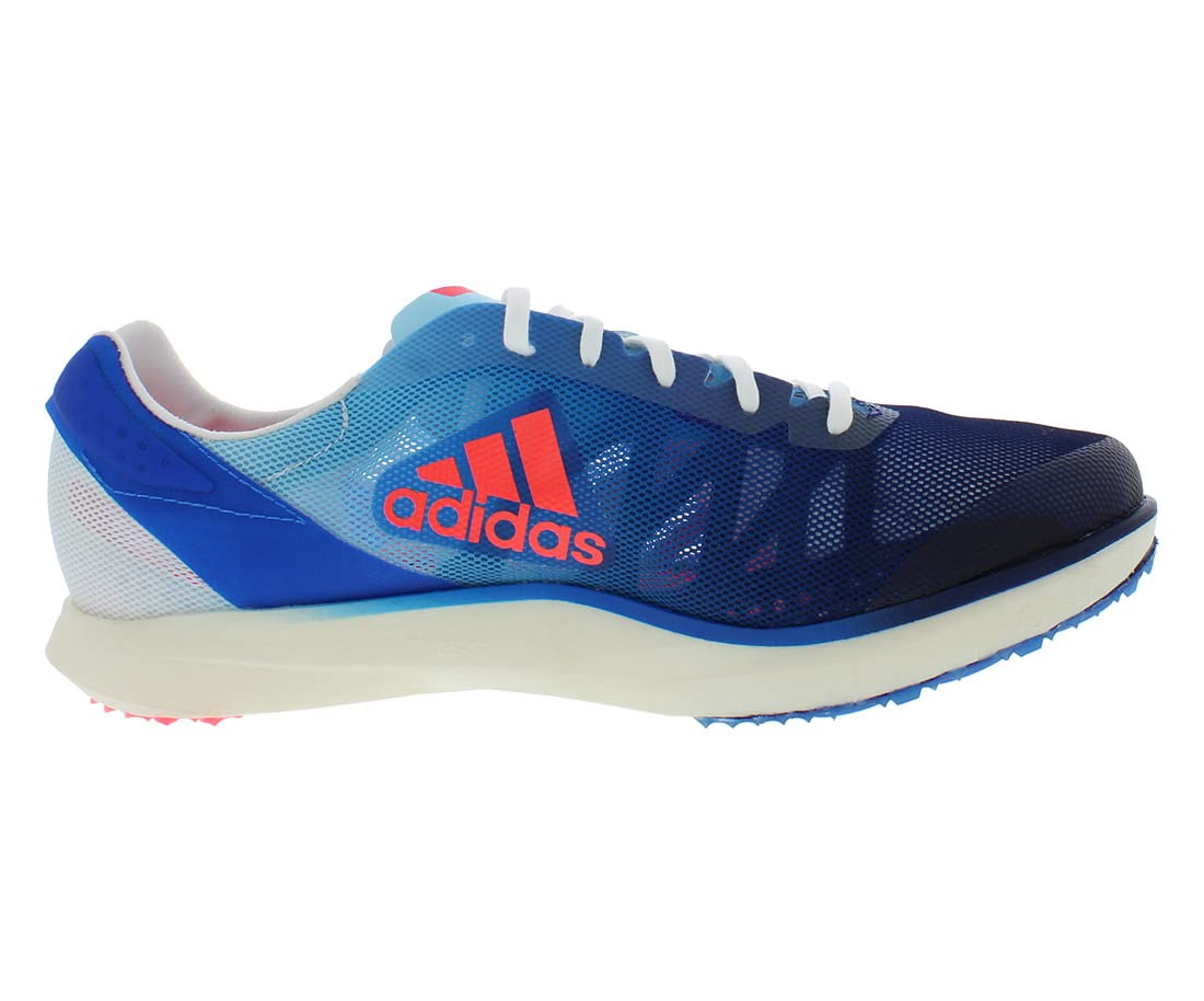 **adidas Unisex Adizero Avanti TYO Tinman Elite Track & Field Spike Shoes - 6-Pin Design for Speed, White/Grey/Gold - Perfect for Sprinting, Racing & Competitive Running**