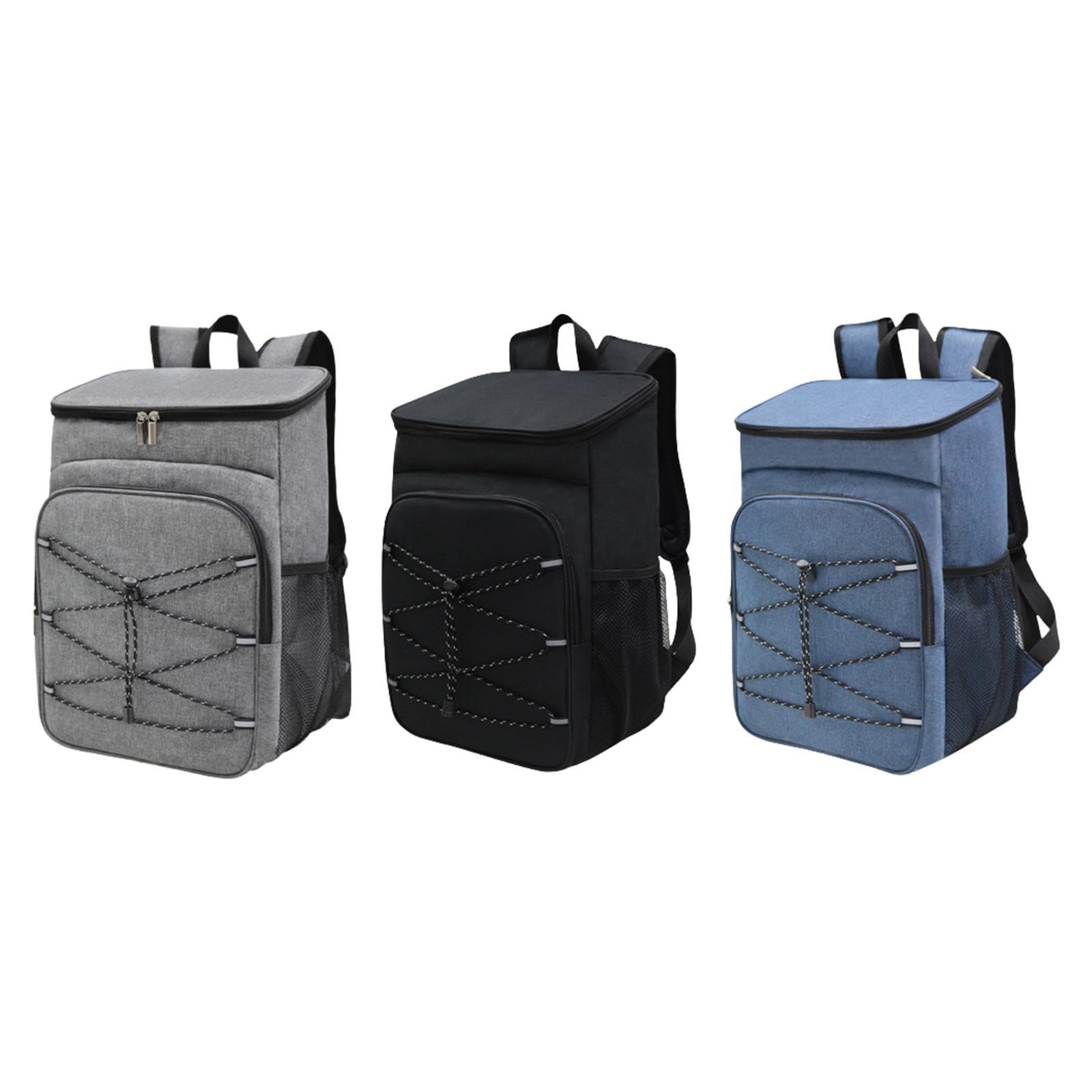 CALANDIS® Large Insulated Cooler Backpack - 40L Heavy Duty Fishing & Beach Cooler Bag with Leakproof Liner, Gray | Perfect for Camping, Picnics, Outdoor Adventures & Travel Accessories