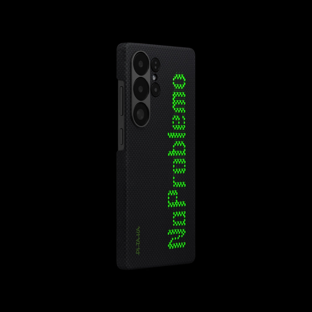 Aries Collaborative Luminous Phone Case - Glow in The Dark Protective Cover for iPhone & Samsung - Perfect for Nighttime Safety & Outdoor Adventures