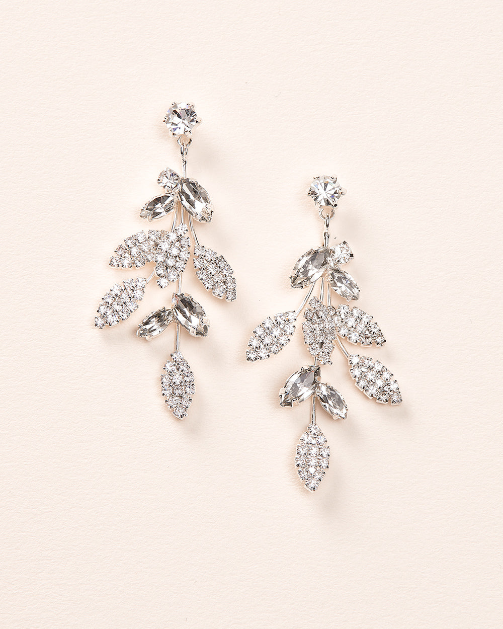 Tatum Wedding Earrings for Bride - Elegant Pearl & Crystal Bridal Jewelry Set - Perfect for Weddings, Prom, Anniversary & Special Occasions