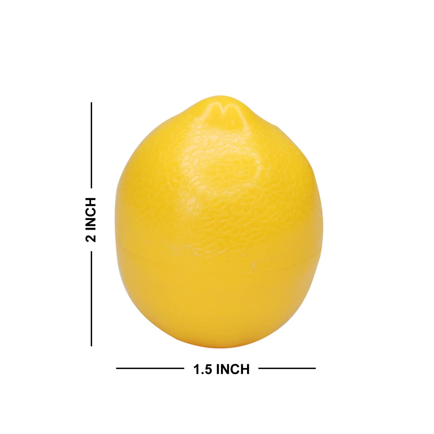 Baal Lemon Shaped Lip Balm for Girls - Moisturizing & Hydrating Dry Lips - Perfect for School, Travel, and Daily Lip Care