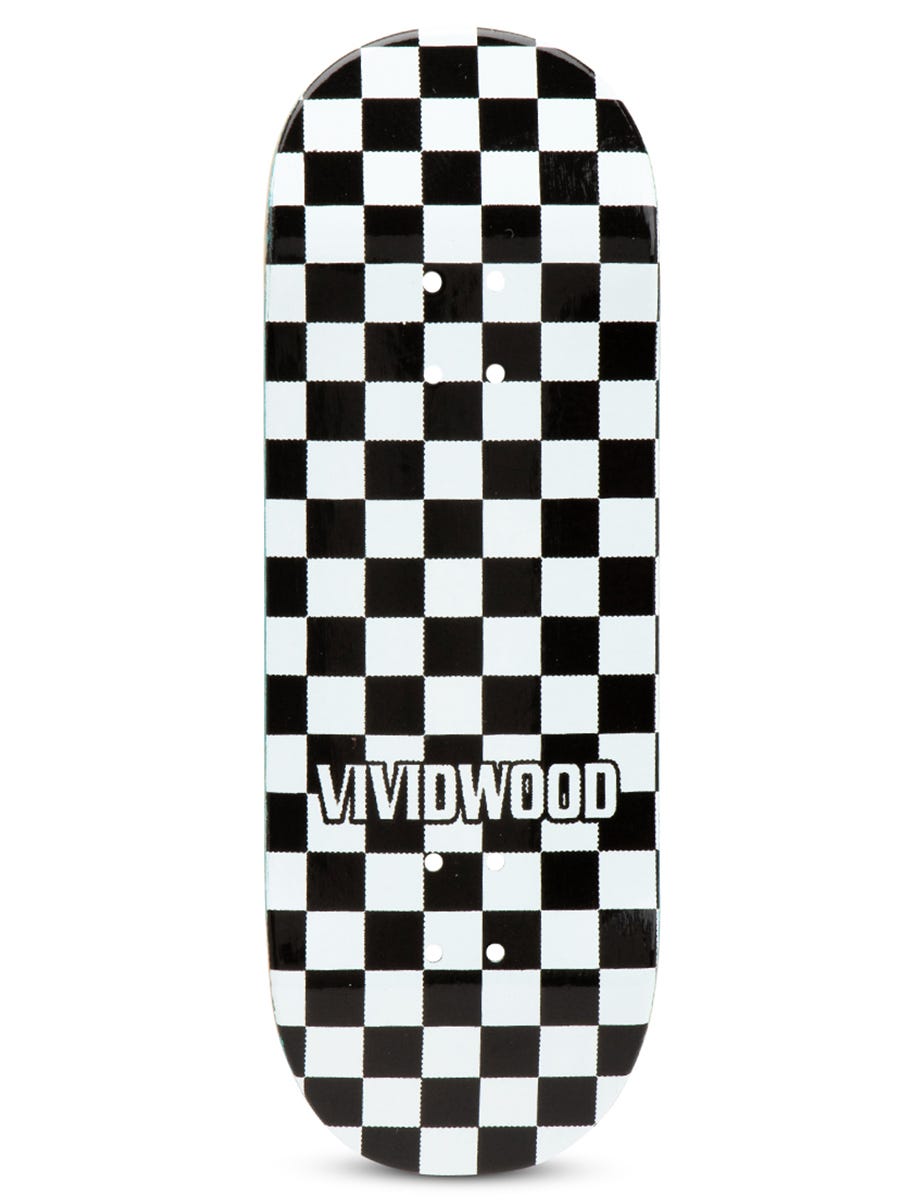 Vividwood Fingerboard Deck - Professional Mini Skateboard for Tricks & Stunts | Perfect for Skateboarding Enthusiasts & Collectors | Great for Indoor Practice & Street Style Performances