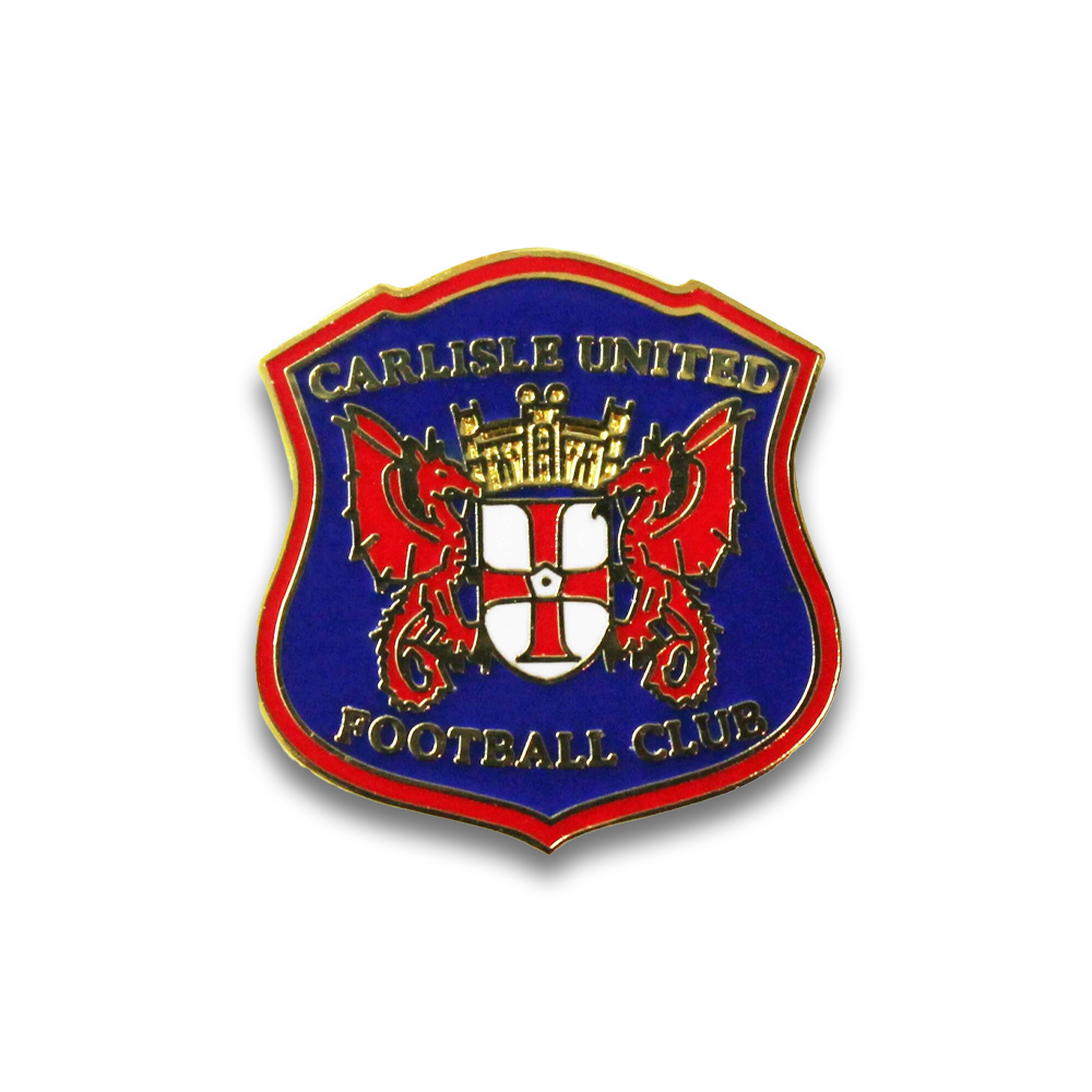 Carlisle United FC Pin Badge - Official Football Club Enamel Lapel Pin - Perfect for Fans, Collectors & Match Day Outfits
