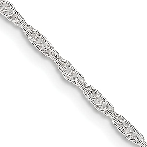 IceCarats 925 Sterling Silver 2.5mm Rope Chain Twisted Link Necklace for Women - Dainty & Elegant Jewelry Gift for Birthday, Anniversary, Valentine's Day