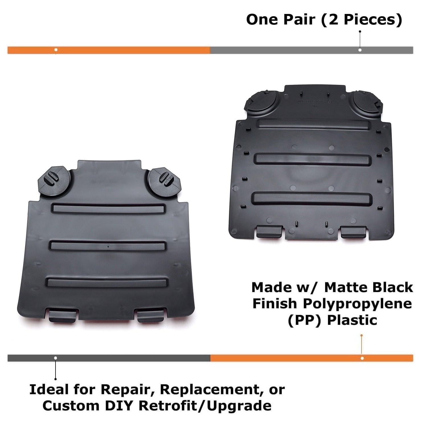 OE Spec Wheel Well Cover Caps for BMW 2010-2015 E84 X1 - Headlight & Fog Light Accessories - Perfect for Off-Road Protection & Custom Styling