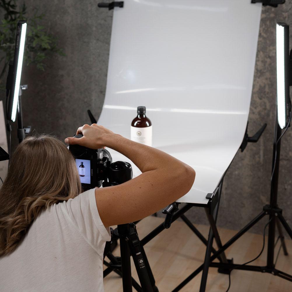 60cm Professional Product Photography Table with LED Lighting Kit - Perfect for Ecommerce, Amazon, eBay & Social Media Product Shots
