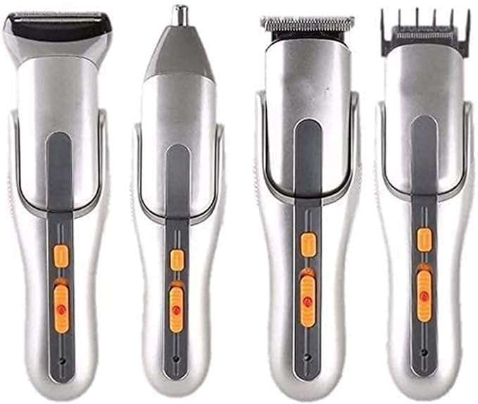 5-in-1 Professional Men's Grooming Kit - Rechargeable Beard Trimmer, Hair Clippers, Mustache & Body Trimmer with Waterproof Design - Perfect Gift for Father, Husband, Boyfriend - Ideal for Home, Travel & Daily Grooming Routine