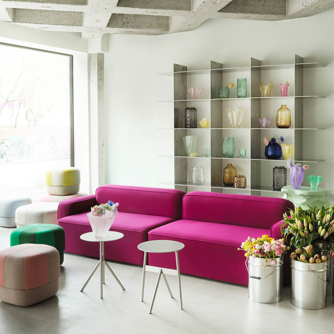 Legal Circus Pouf Duo Ottomans by Normann Copenhagen - Stylish Seating for Living Room, Lounge, or Bedroom Decor