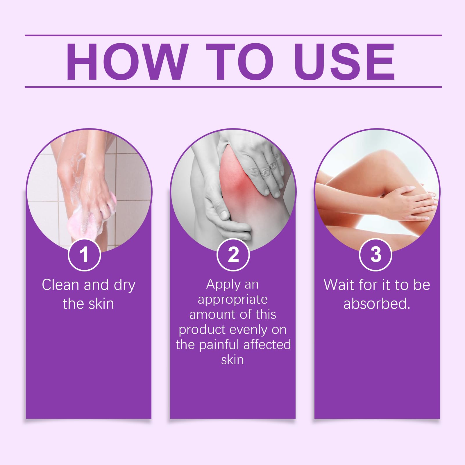 Kresin Joint Pain Relief Gel - Purple Muscle & Joint Soothing Gel for Hands, Knees, Neck, Back & Feet - 4 Pack (4 Tubes) - Fast-Acting Pain Relief for Arthritis, Sports Injuries & Daily Discomfort