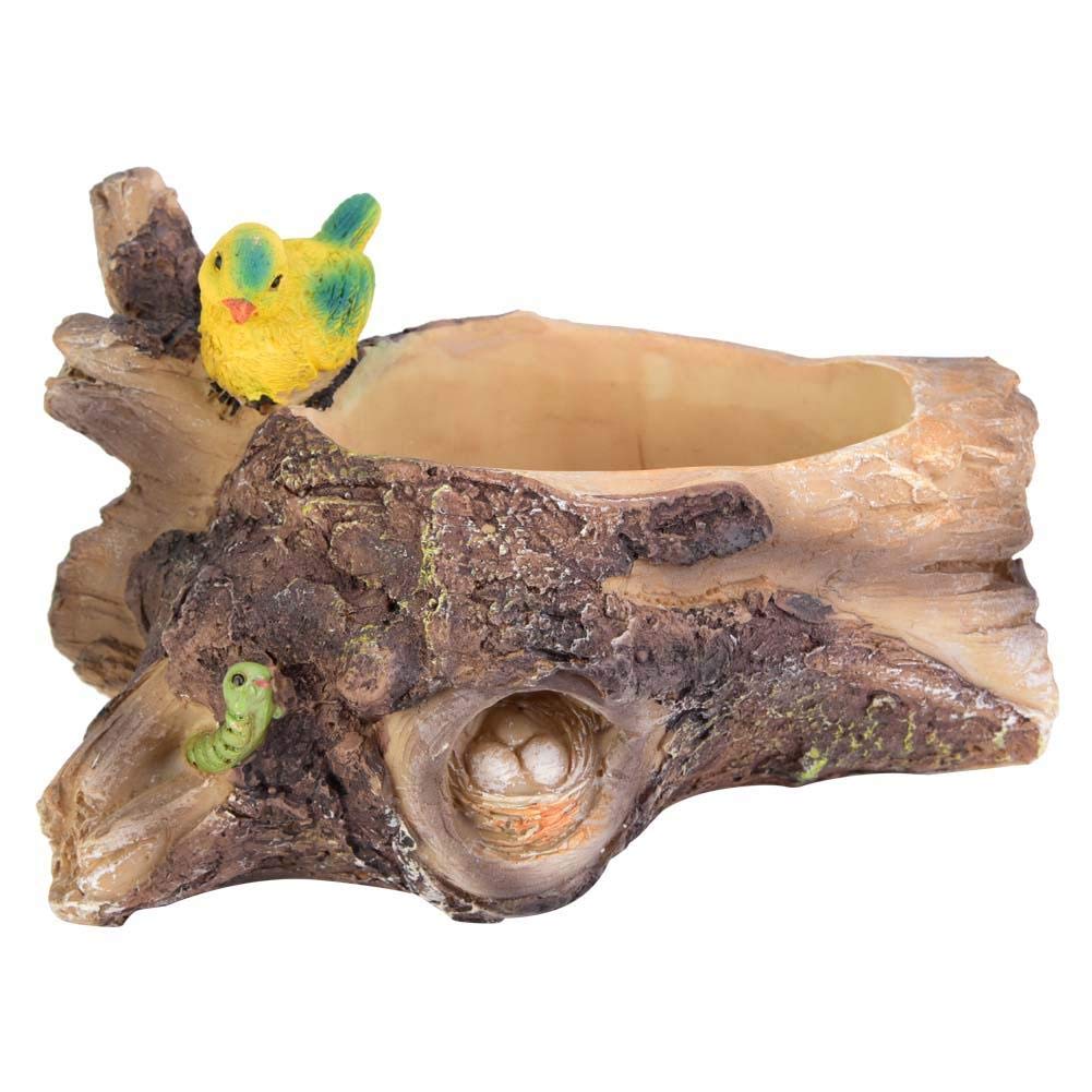 Mootea Resin Succulent Planter - 1 PC Modern Flower Pot for Indoor Plants, Garden Decor, Home & Office Decoration - Perfect for Succulents, Cacti, Small Herbs and Tabletop Displays