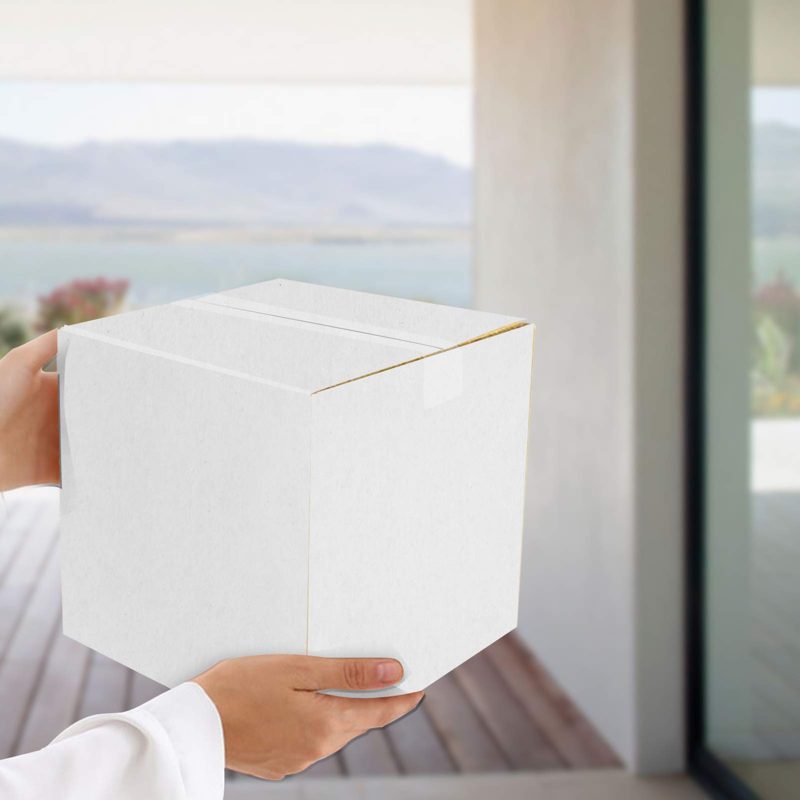6x6x6 Small Shipping Boxes - White Packing Boxes for Ecommerce & Gifts