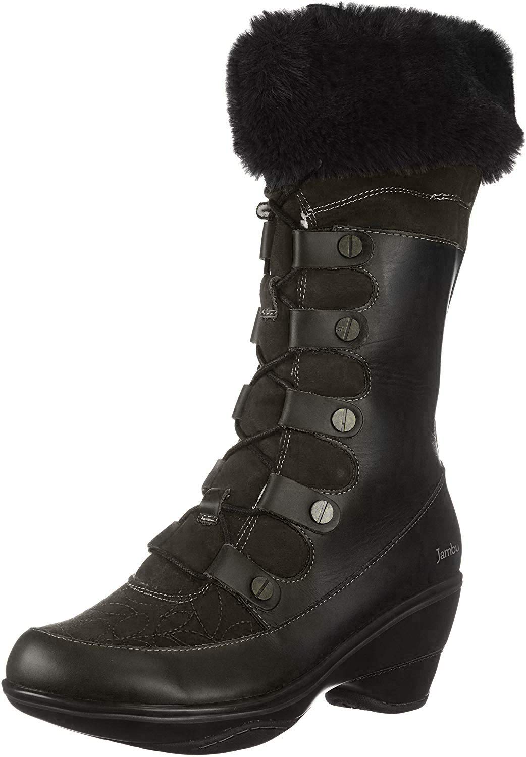 Jambu Women's Cruise Encore Fashion Boots - Waterproof Ankle Booties for Walking, Travel & Outdoor Adventures - Comfortable Slip-Resistant Casual Winter Shoes