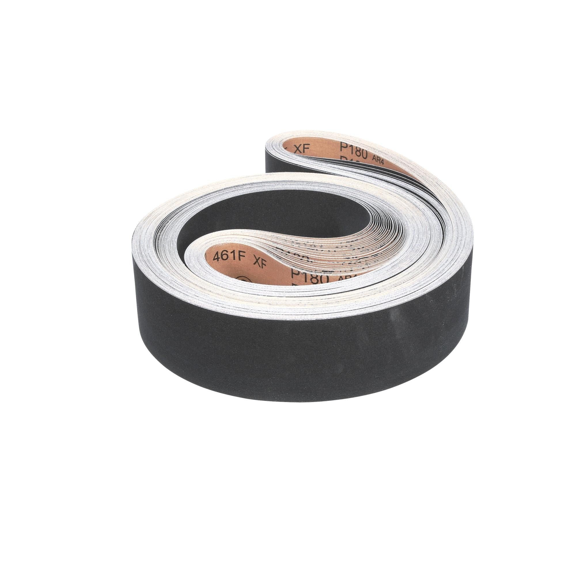 3M 461F Cloth Sanding Belt P180 XF Grit, 4