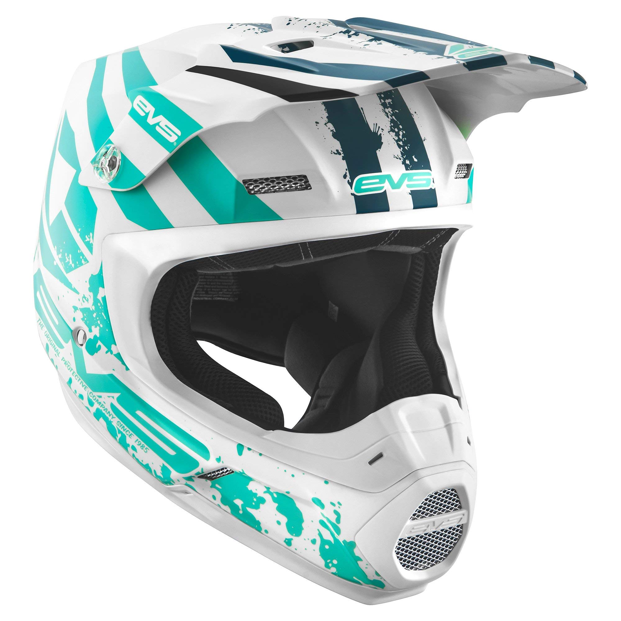 EVS Sports Unisex-Adult T5 Grappler Off Road Full Face Motorcycle Helmet - Dirt Bike, ATV & MX Racing - Lightweight & DOT Approved for Safety