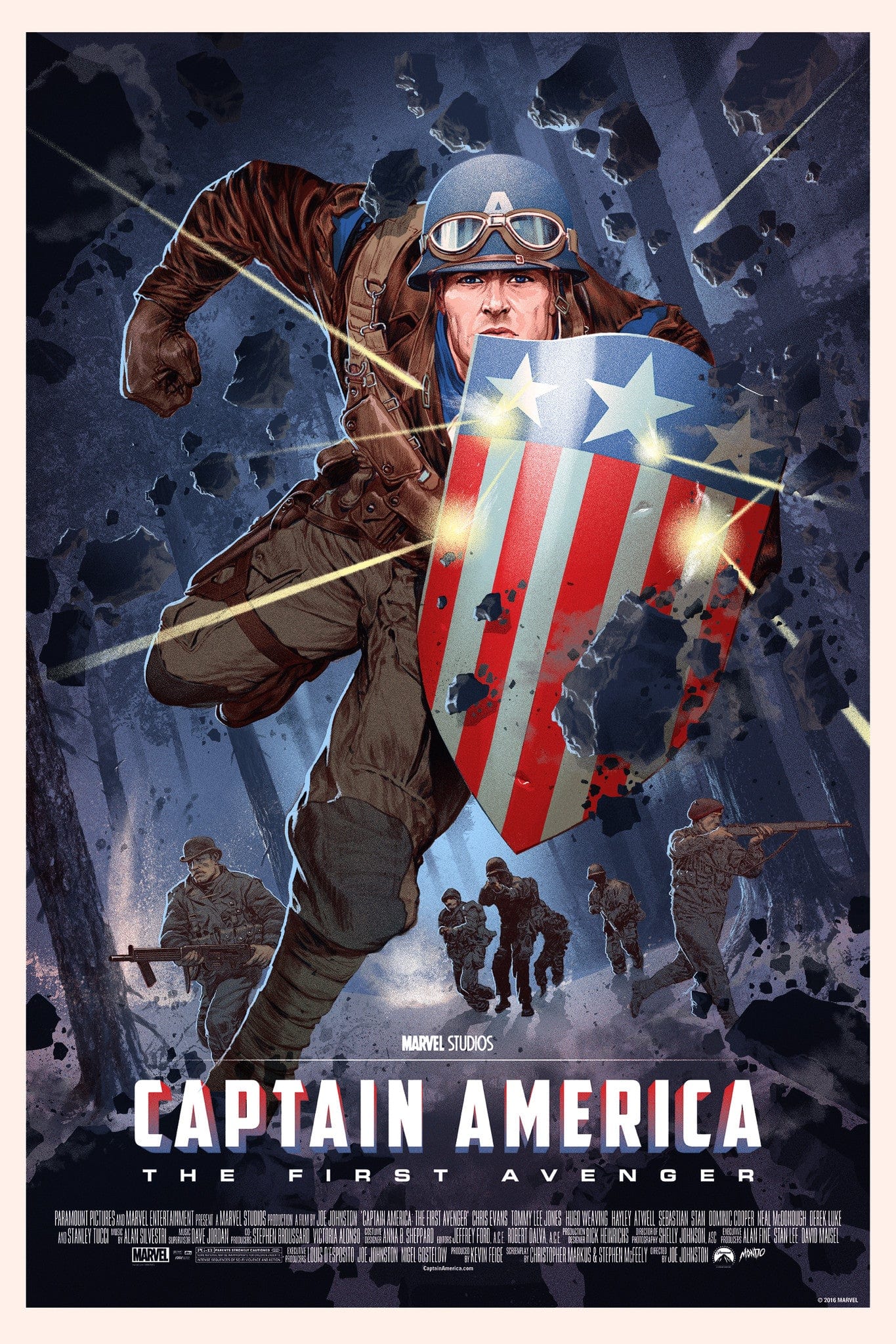 Captain America: The First Avenger - Limited Edition Variant | Marvel Superhero Movie | Perfect for Marvel Fans & Collectors | Great for Movie Nights & Comic Book Collections