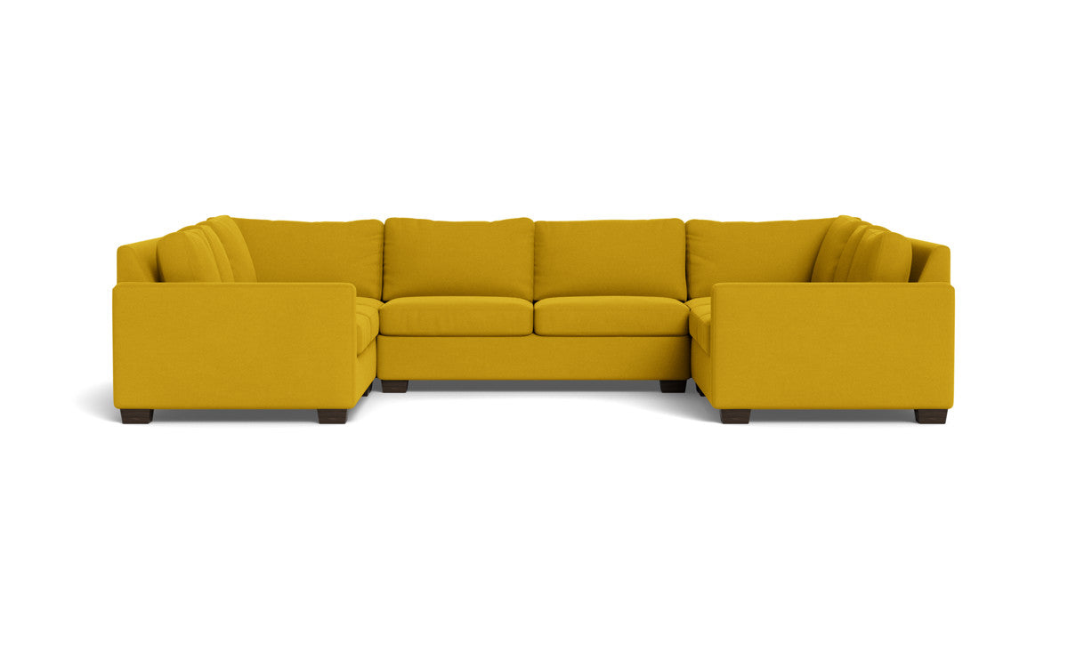 Track 141 Corner Sleeper Sofa U Sectional - Modern L-Shaped Convertible Couch Bed with Storage | Perfect for Small Spaces, Apartments & Guest Rooms