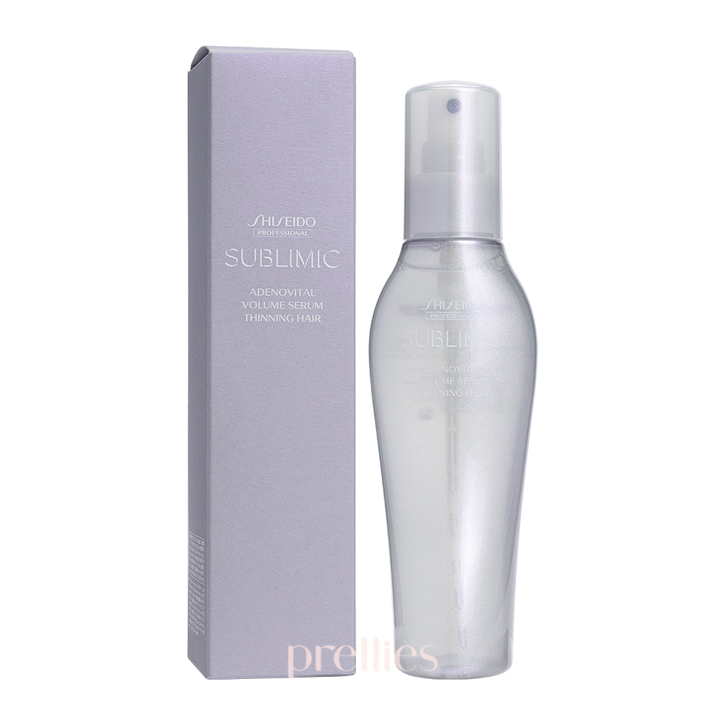 Shiseido SUBLIMIC Adenovital Volume Serum 125ml | Hair Growth Treatment for Thinning Hair | Adds Volume & Strength | Perfect for Daily Hair Care Routine