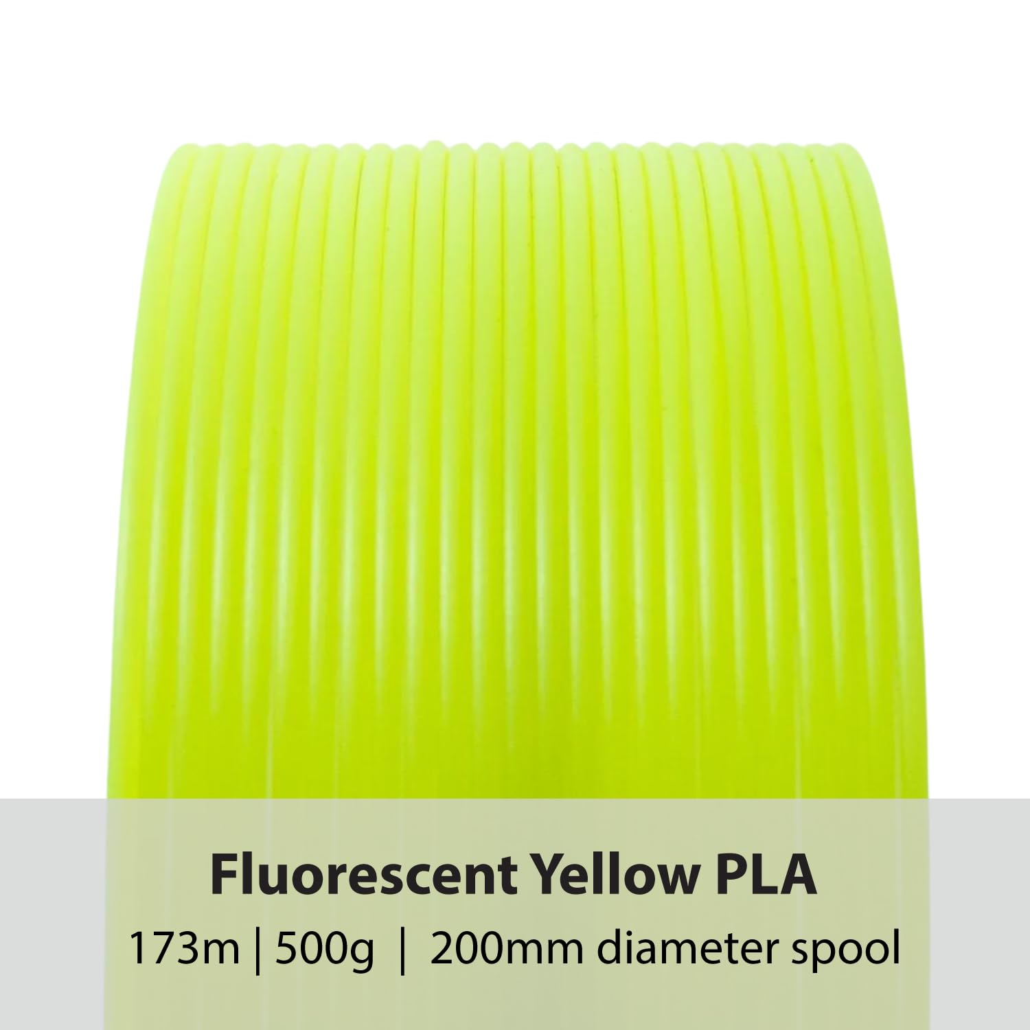 Protopasta 3D Printer Filament - Premium 1.75mm PLA Filament Spool (500g) | Fluorescent Yellow HT PLA for High-Temperature Printing | Perfect for DIY Projects, Cosplay Props & Creative Models