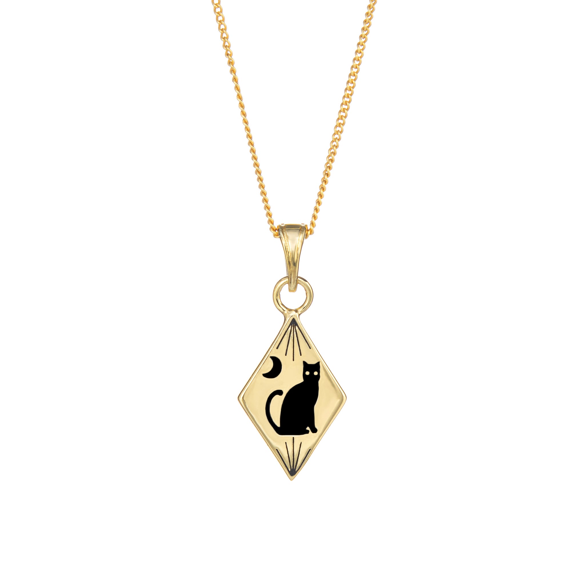 Stylish Black Cat Necklace for Women - Elegant Gothic Jewelry Gift for Cat Lovers - Perfect for Halloween, Parties & Everyday Wear
