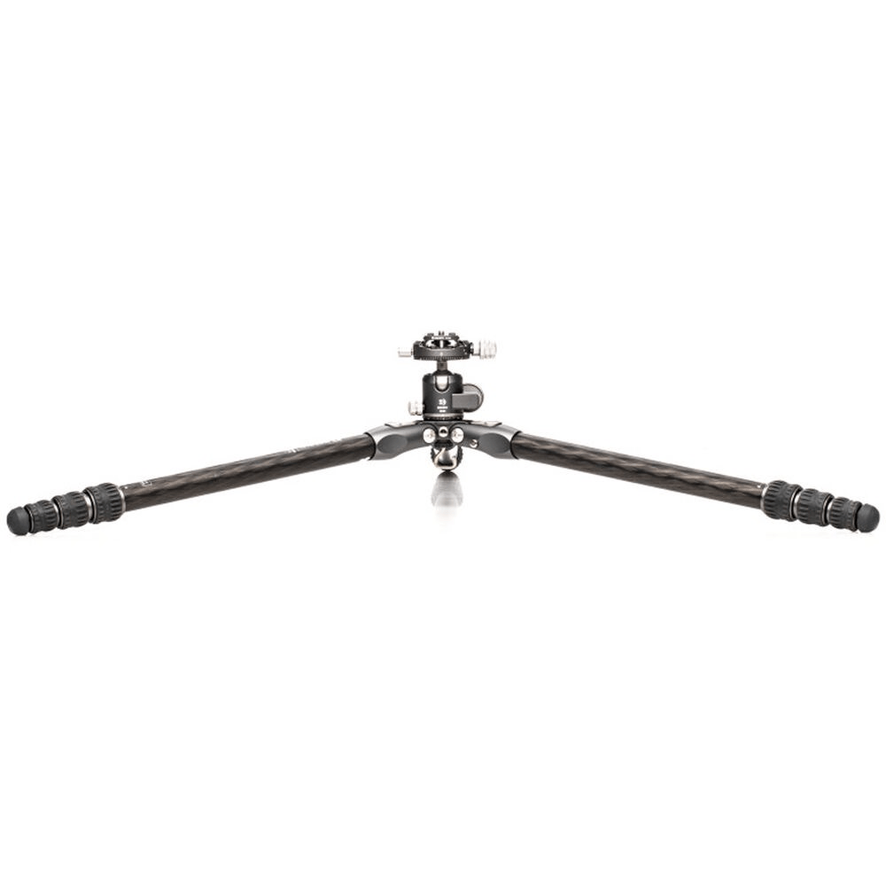 Benro Tortoise Columnless Carbon Fiber Tripod with GX25 Ballhead - 3-Section Twist Lock Legs, Lightweight Travel Tripod for DSLR Cameras | Perfect for Outdoor Photography, Hiking & Travel Adventures